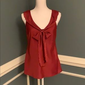 Cinnamon colored sleeveless dressy tank